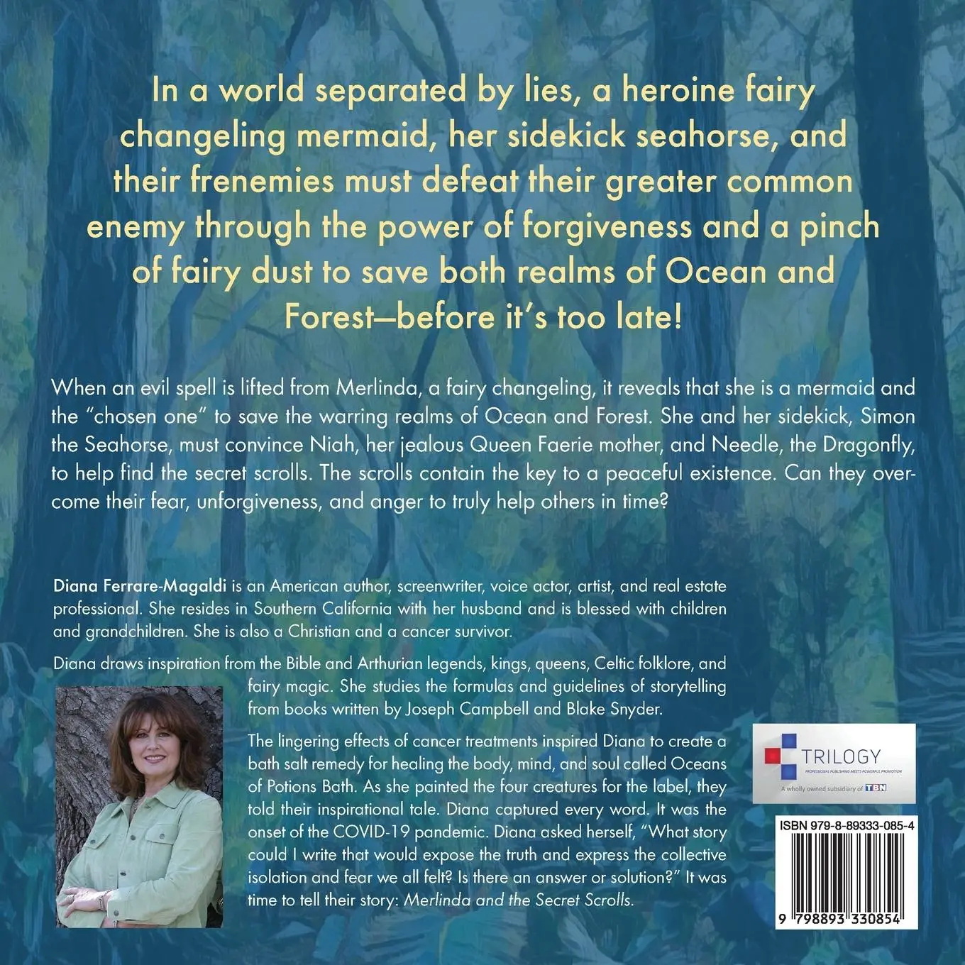 Rückseite: 9798893330854 | Merlinda and the Secret Scrolls | Diana Ferrare-Magaldi | Taschenbuch