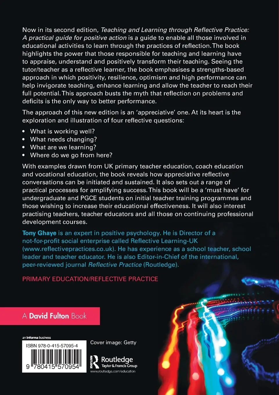 Rückseite: 9780415570954 | Teaching and Learning through Reflective Practice | Tony Ghaye | Buch