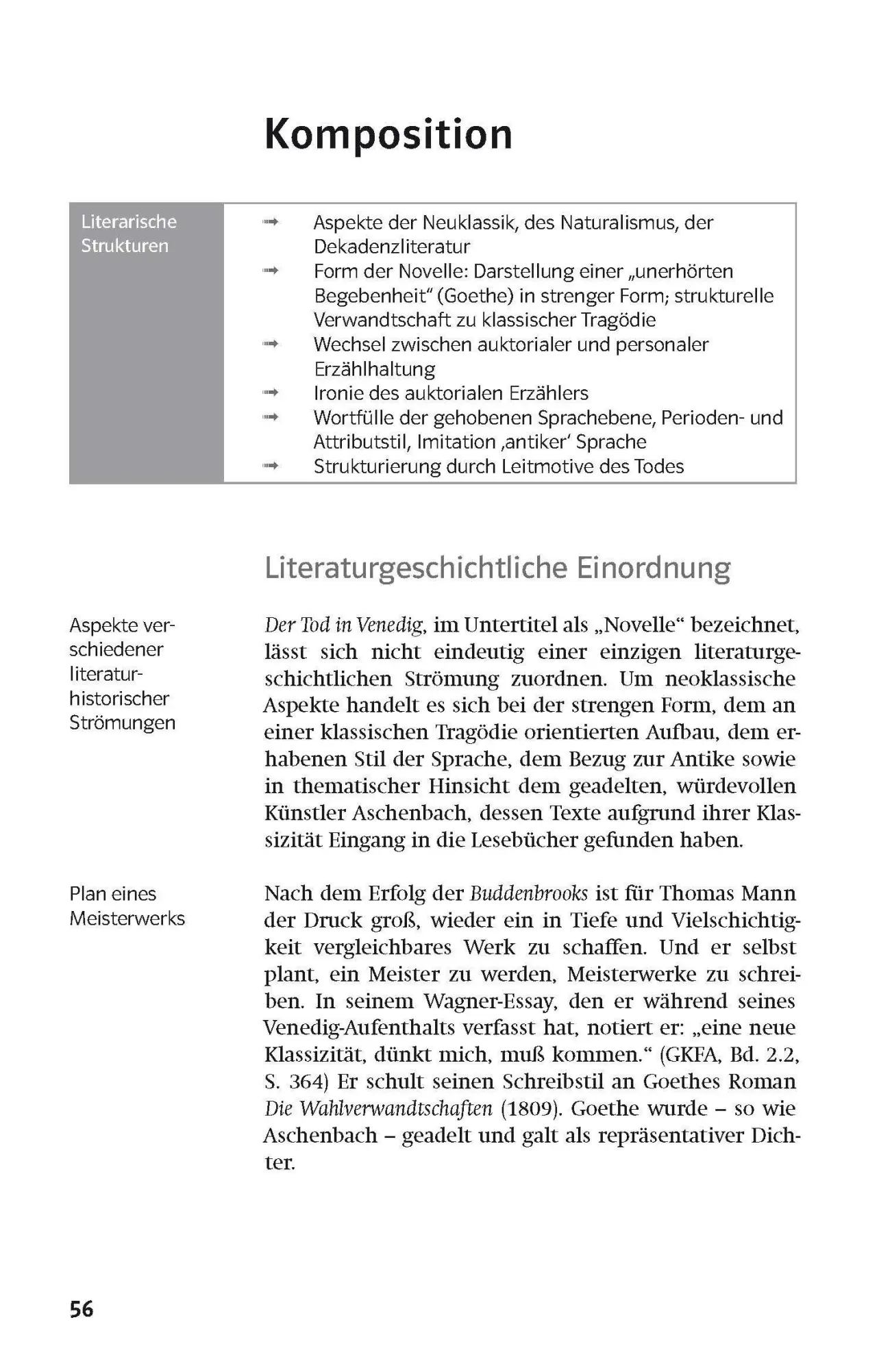 Bild: 9783129230954 | Klett Lektürehilfen Thomas Mann "Der Tod in Venedig" | Thomas Mann