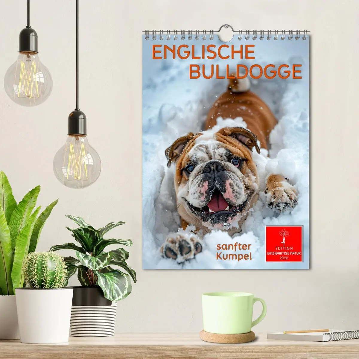 Bild: 9783516250954 | Englische Bulldogge - sanfter Kumpel (Wandkalender 2026 DIN A4...
