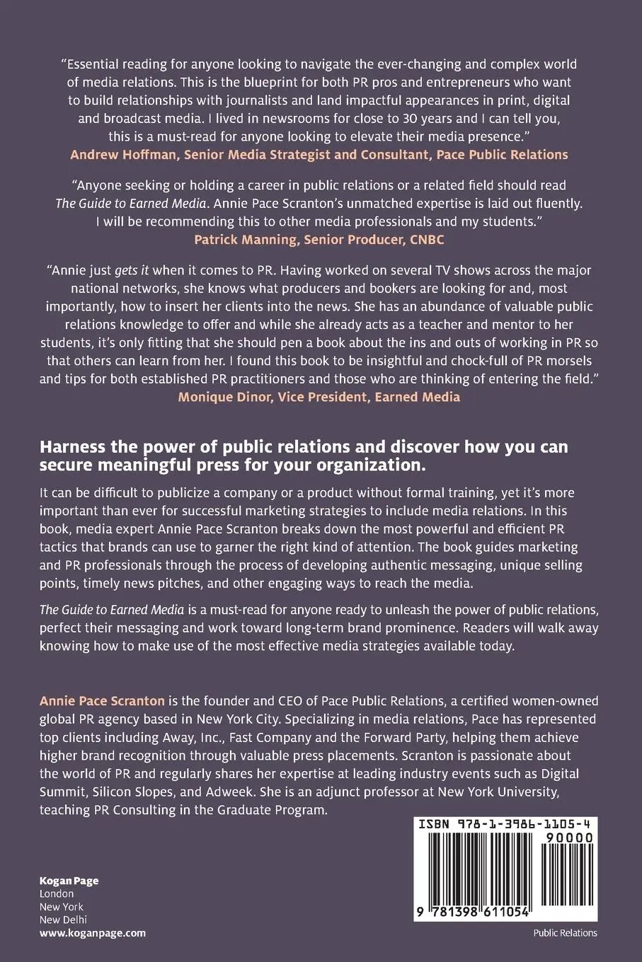 Rückseite: 9781398611054 | Guide to Earned Media | How to Use PR Strategies to Enhance Your Brand