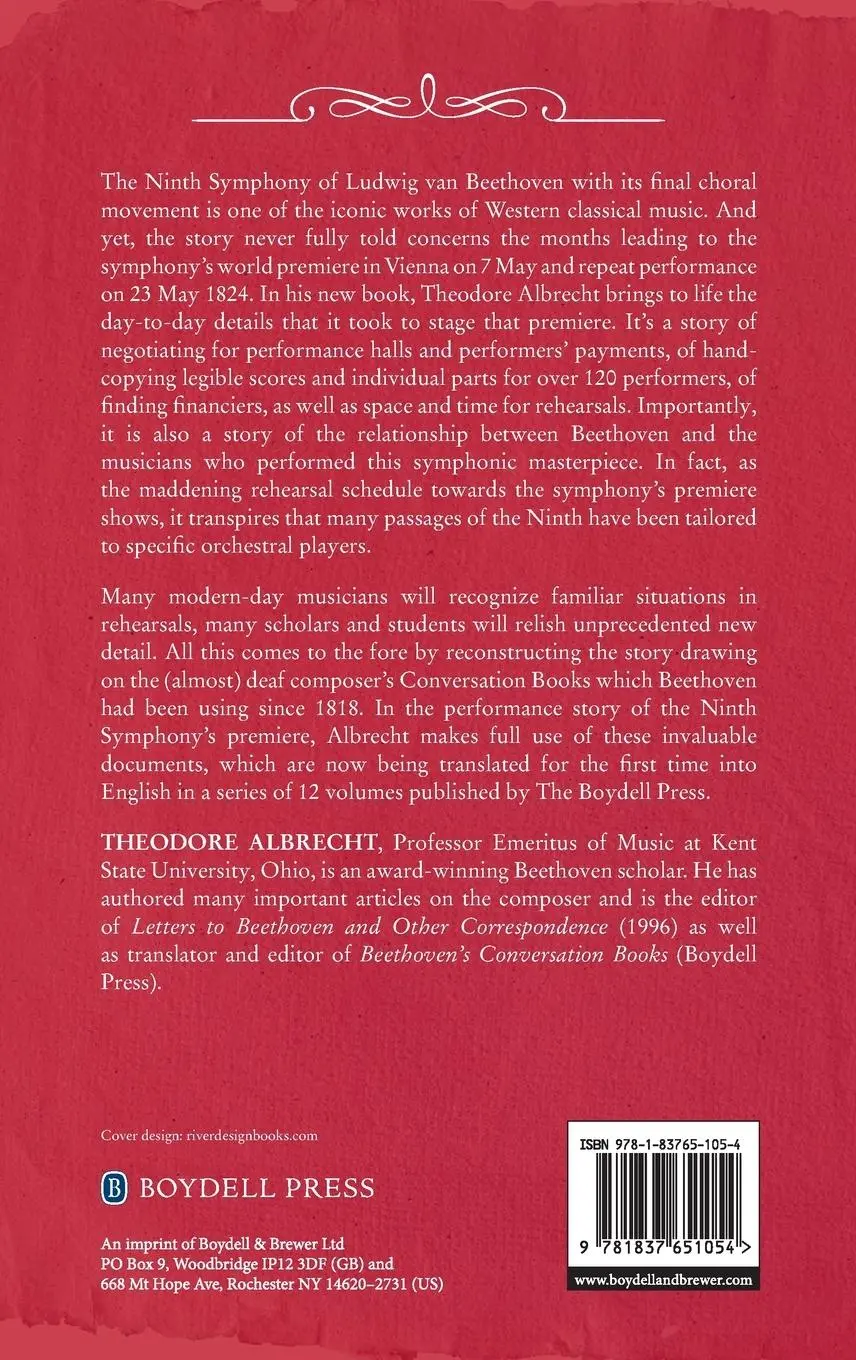 Rückseite: 9781837651054 | Beethoven's Ninth Symphony | Theodore Albrecht | Buch | Englisch