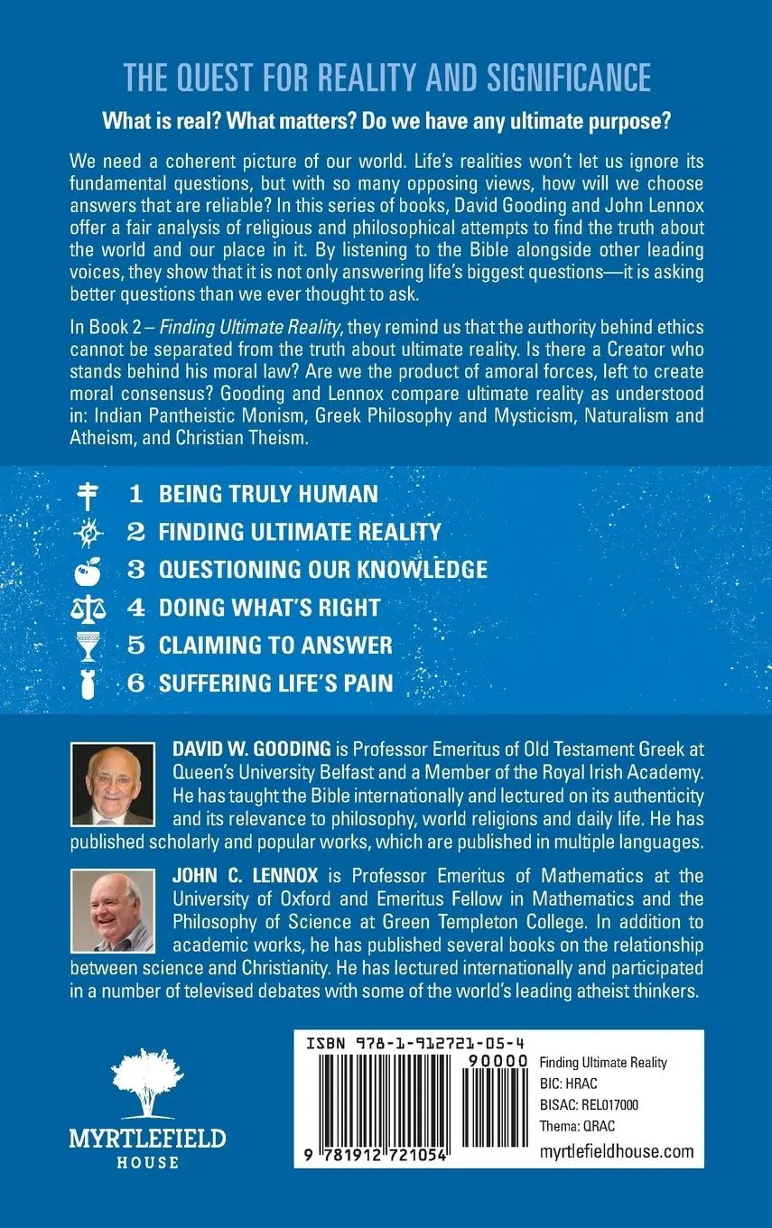 Rückseite: 9781912721054 | Finding Ultimate Reality | David W. Gooding (u. a.) | Buch | Englisch