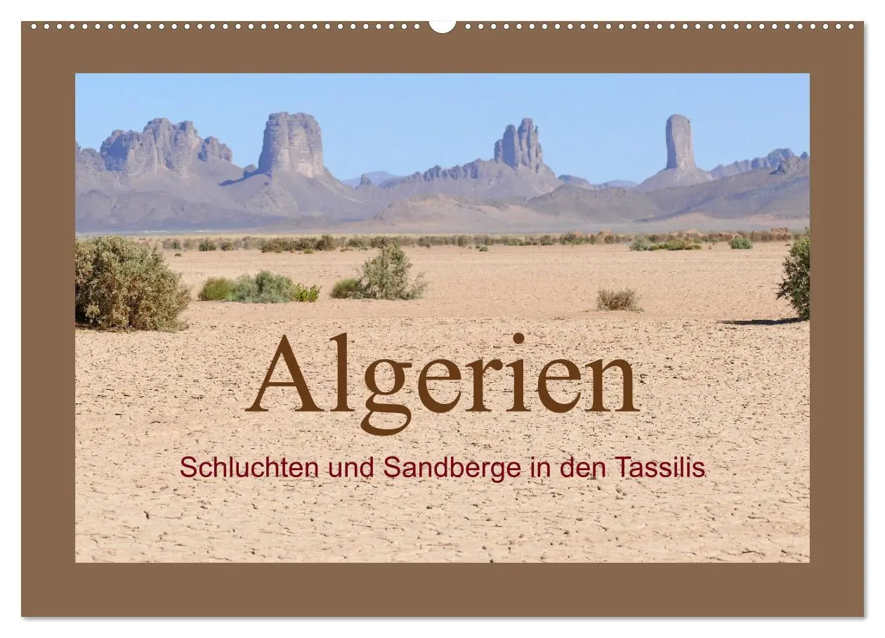 Cover: 9783457671054 | Algerien - Schluchten und Sandberge in den Tassilis (Wandkalender...