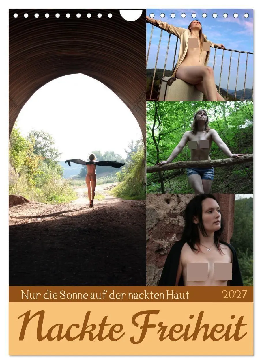 Cover: 9783569231054 | Nackte Freiheit (Wandkalender 2027 DIN A4 hoch), CALVENDO...