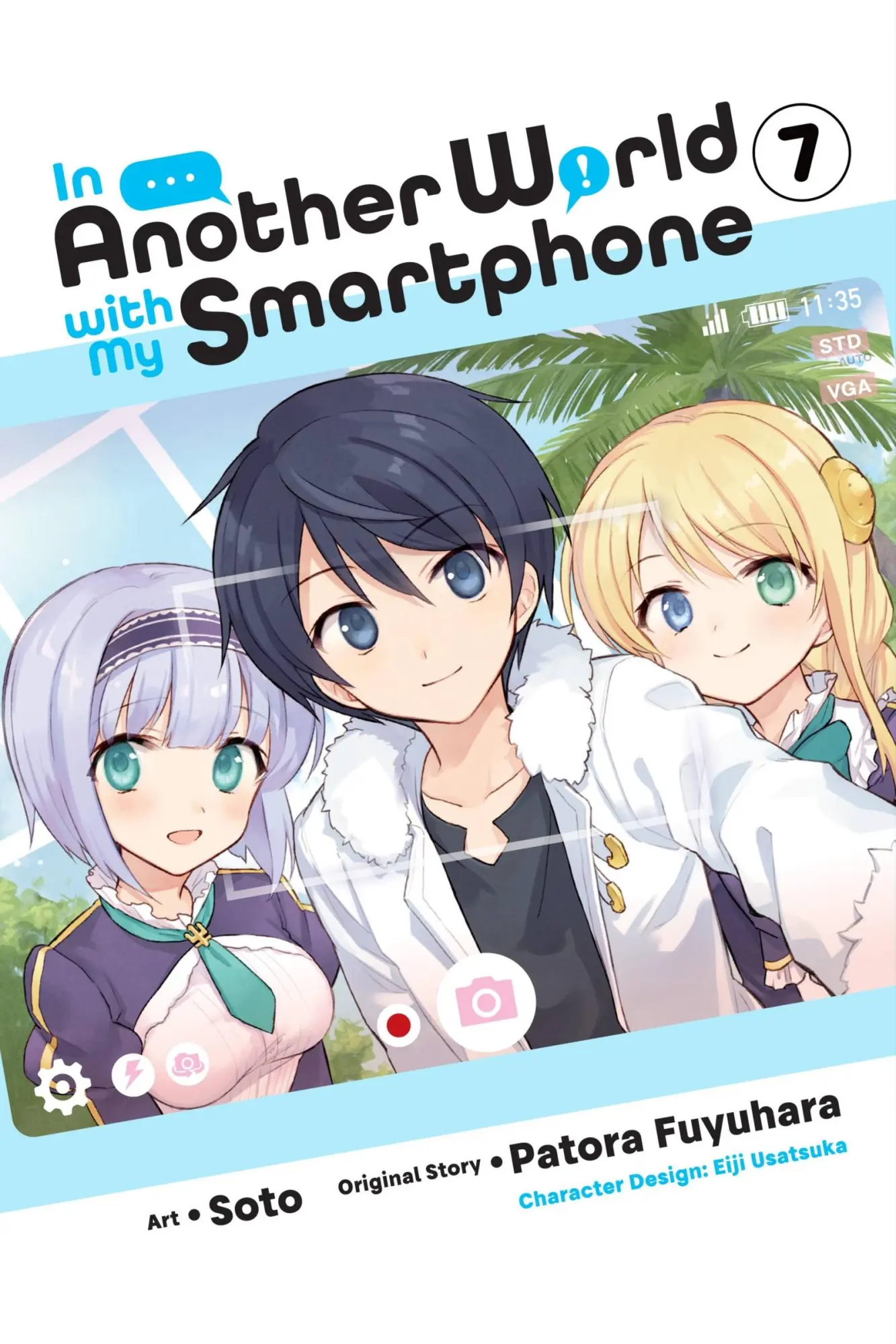 Cover: 9781975321154 | In Another World with My Smartphone, Vol. 7 (Manga) | Patora Fuyuhara
