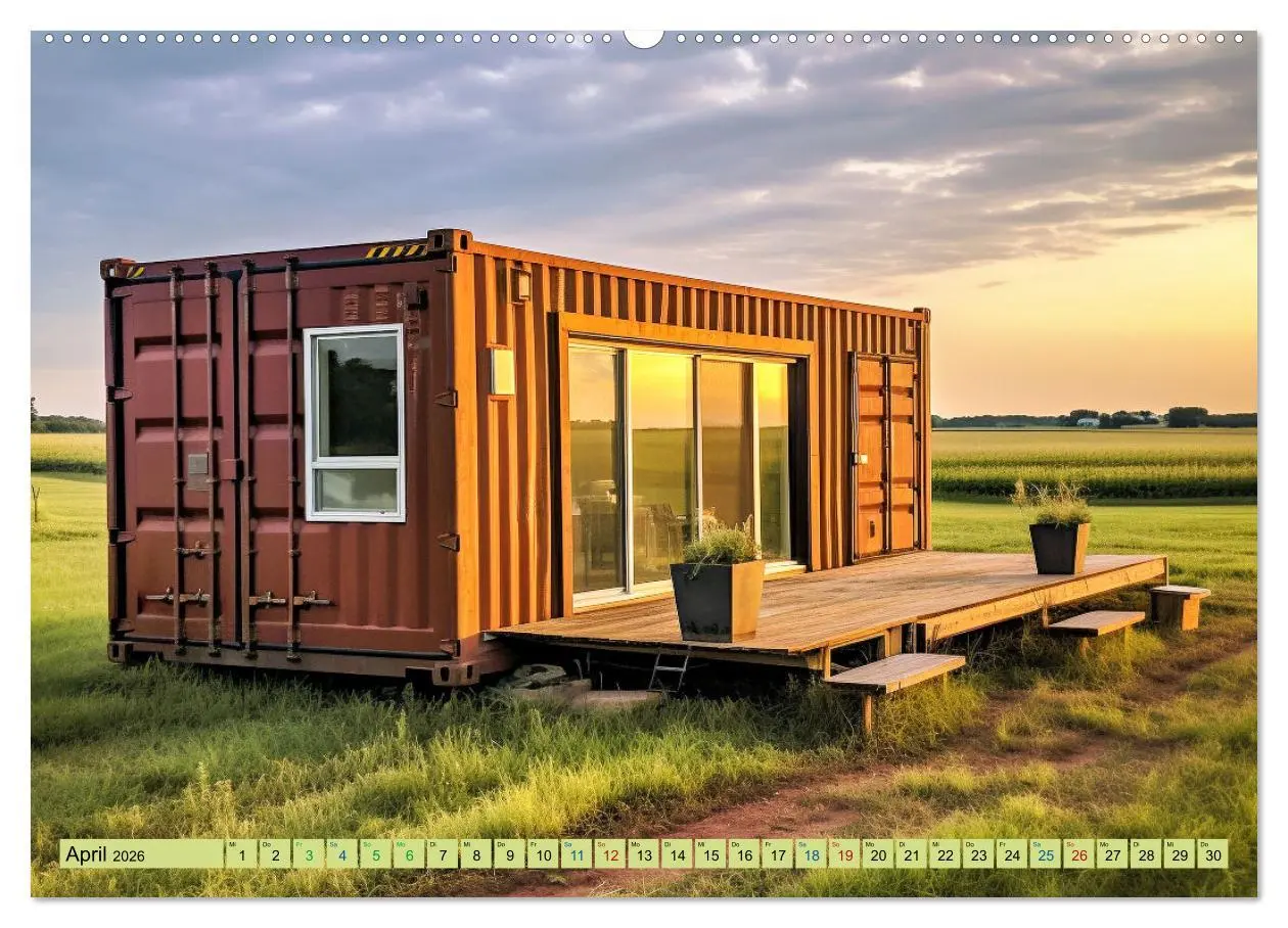 Bild: 9783457421154 | Tiny Houses - wohnen auf kleinstem Raum (Wandkalender 2026 DIN A2...