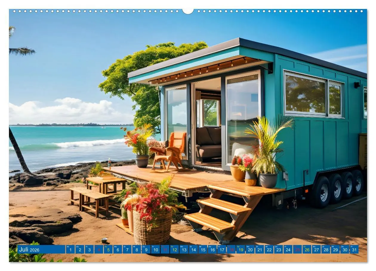 Bild: 9783457421154 | Tiny Houses - wohnen auf kleinstem Raum (Wandkalender 2026 DIN A2...