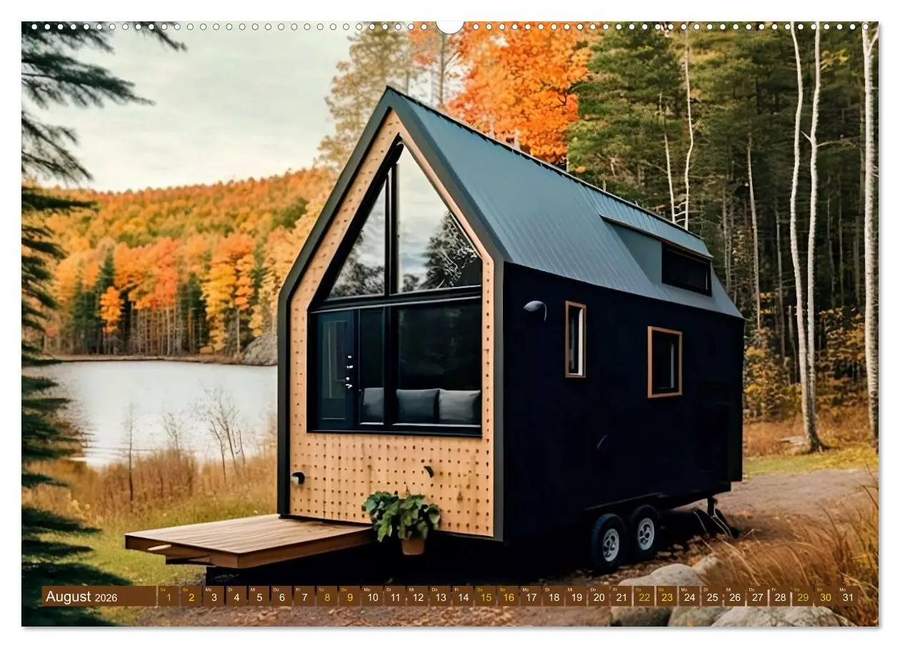 Bild: 9783457421154 | Tiny Houses - wohnen auf kleinstem Raum (Wandkalender 2026 DIN A2...