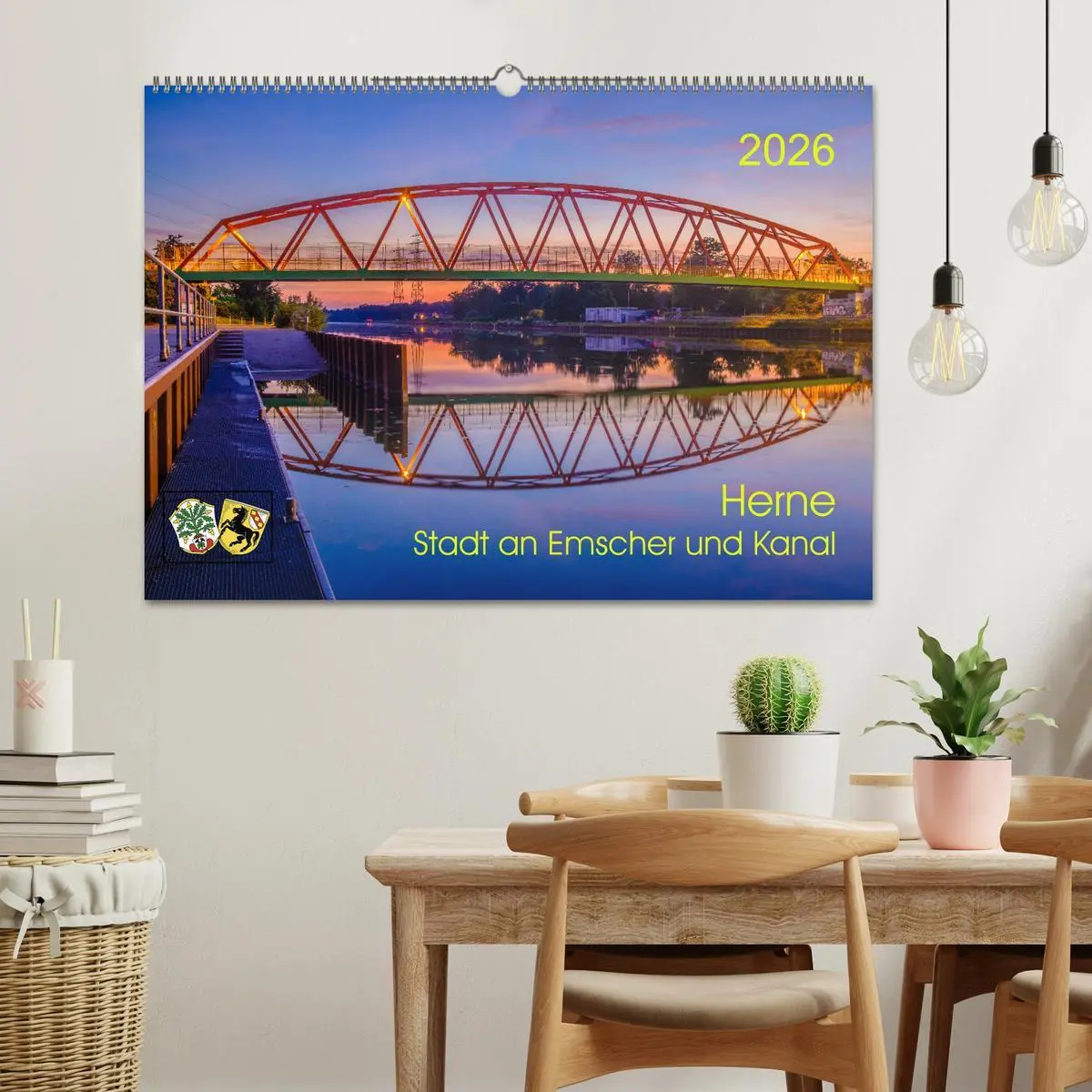 Bild: 9783457591154 | Herne: Stadt an Emscher und Kanal (Wandkalender 2026 DIN A2 quer),...