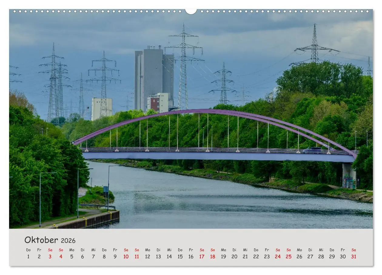 Bild: 9783457591154 | Herne: Stadt an Emscher und Kanal (Wandkalender 2026 DIN A2 quer),...