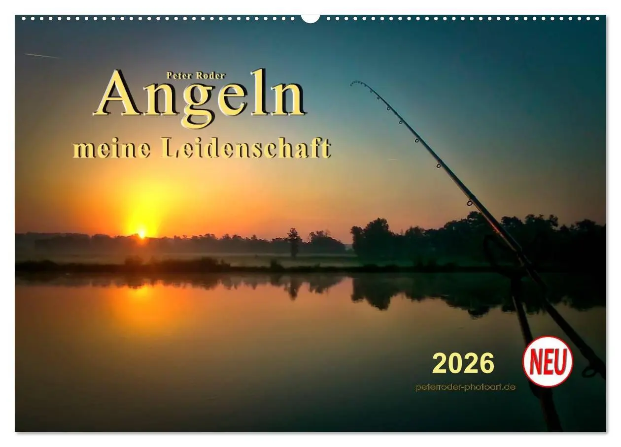 Cover: 9783457971154 | Angeln - meine Leidenschaft (Wandkalender 2026 DIN A2 quer),...