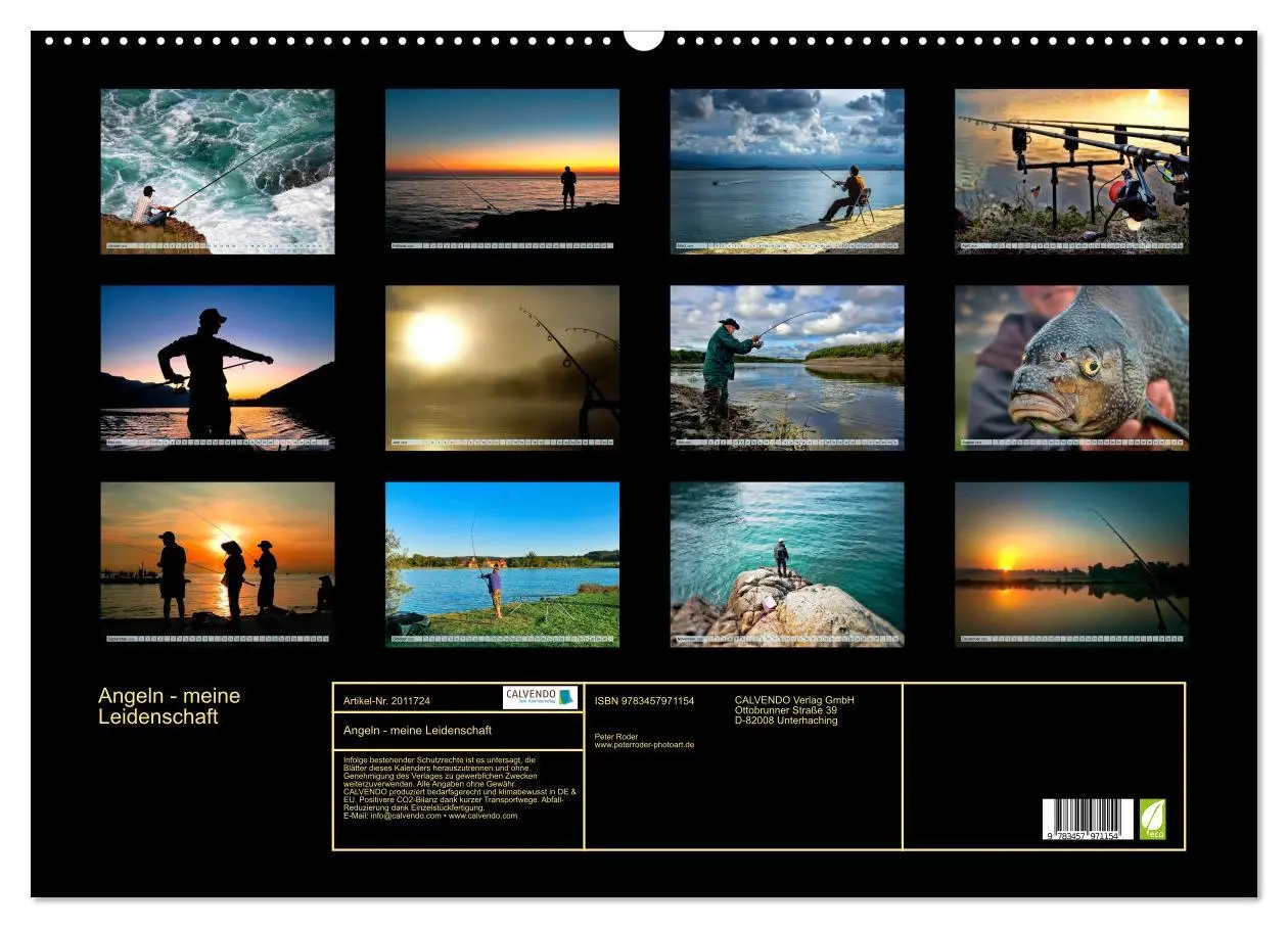 Bild: 9783457971154 | Angeln - meine Leidenschaft (Wandkalender 2026 DIN A2 quer),...