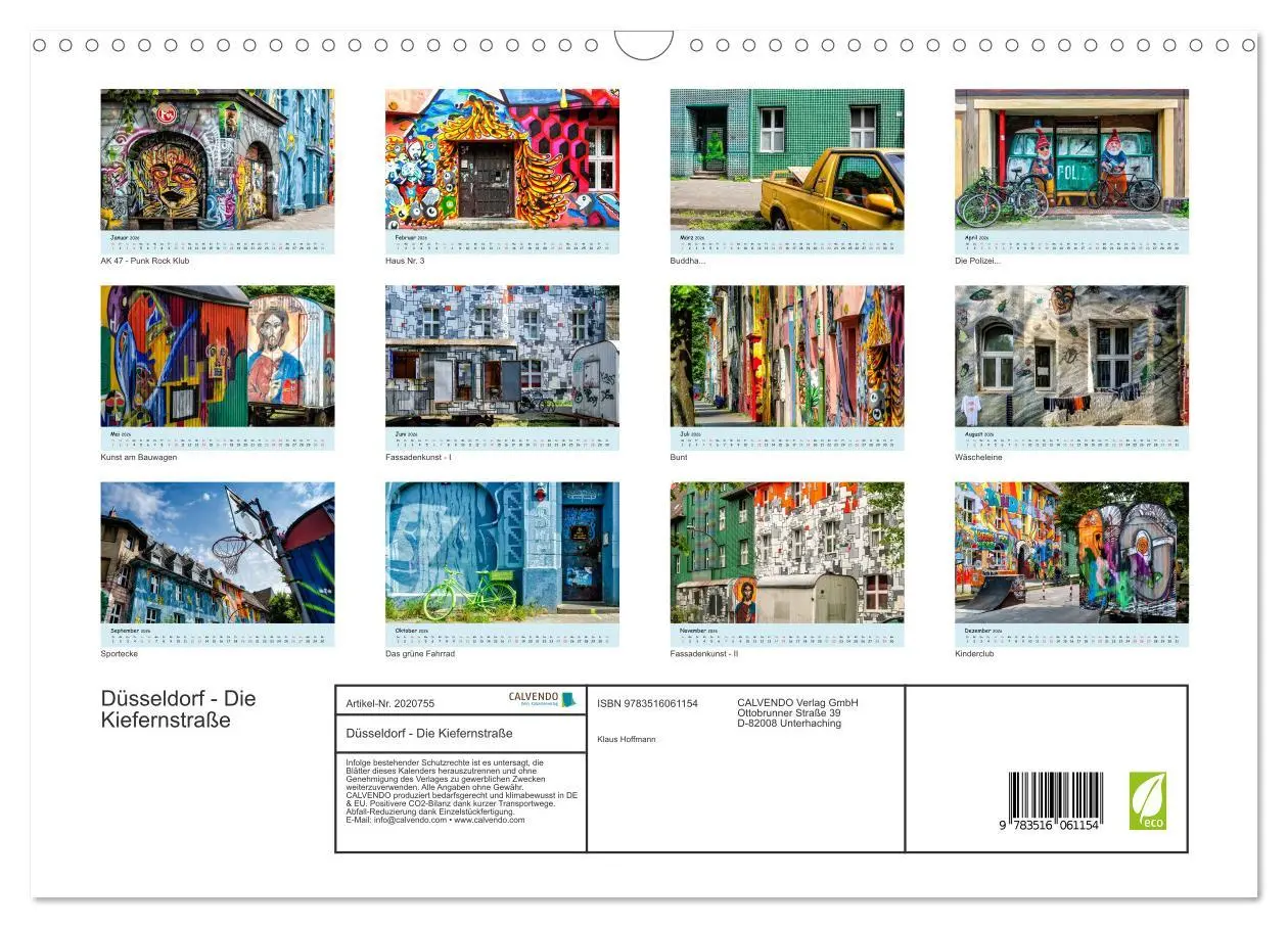 Bild: 9783516061154 | Düsseldorf - Die Kiefernstraße (Wandkalender 2026 DIN A3 quer),...