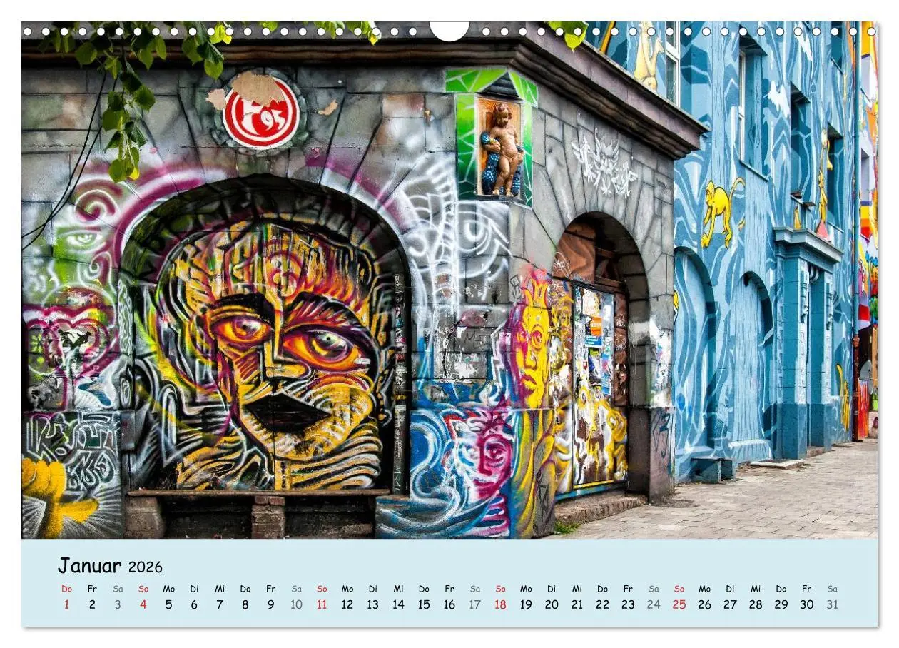 Bild: 9783516061154 | Düsseldorf - Die Kiefernstraße (Wandkalender 2026 DIN A3 quer),...