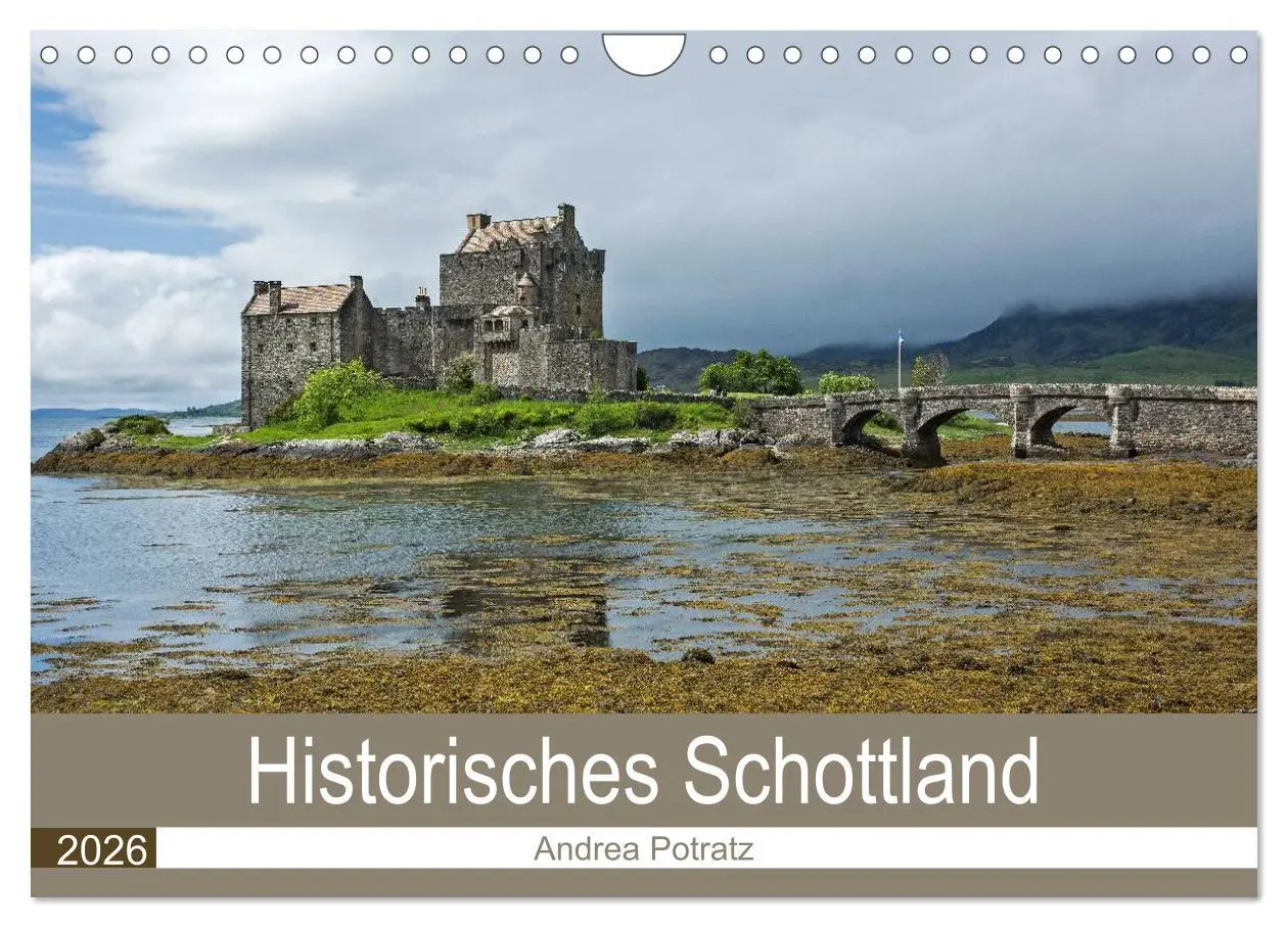 Cover: 9783516131154 | Historisches Schottland (Wandkalender 2026 DIN A4 quer), CALVENDO...