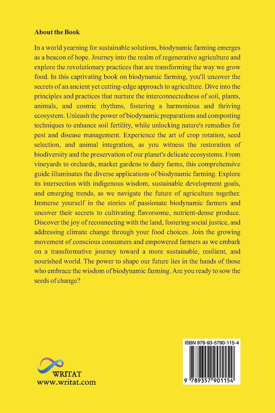 Rückseite: 9789357901154 | Biodynamic Farming | Isabella | Taschenbuch | Englisch | 2023 | Writat