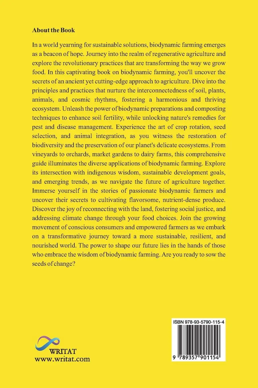Rückseite: 9789357901154 | Biodynamic Farming | Isabella | Taschenbuch | Englisch | 2023 | Writat