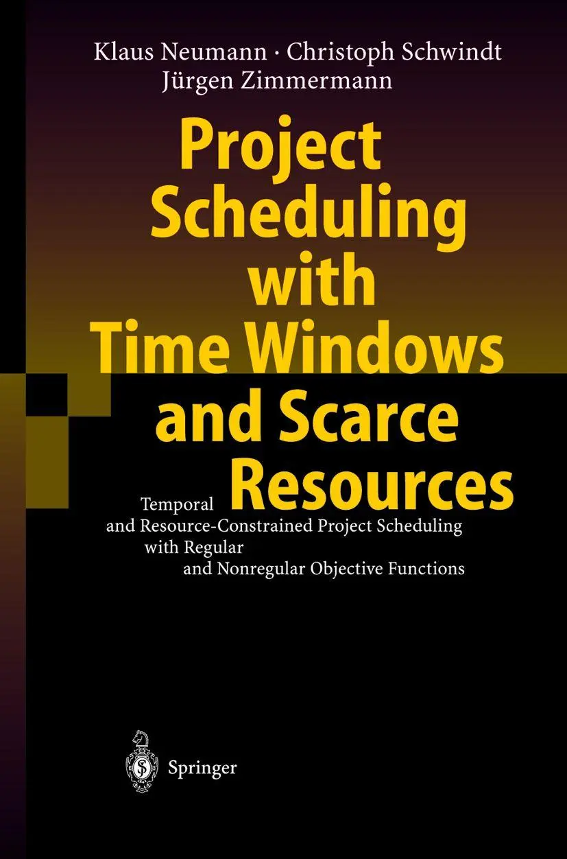 Cover: 9783540401254 | Project Scheduling with Time Windows and Scarce Resources | Buch