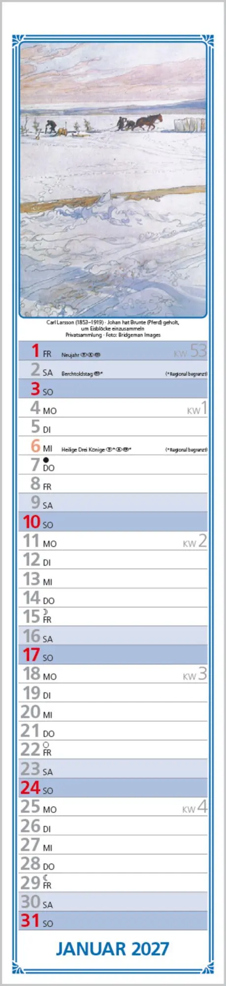 Bild: 9783819301254 | Hildes Küchenplaner 2027 | Langplaner | Verlag Korsch | Kalender