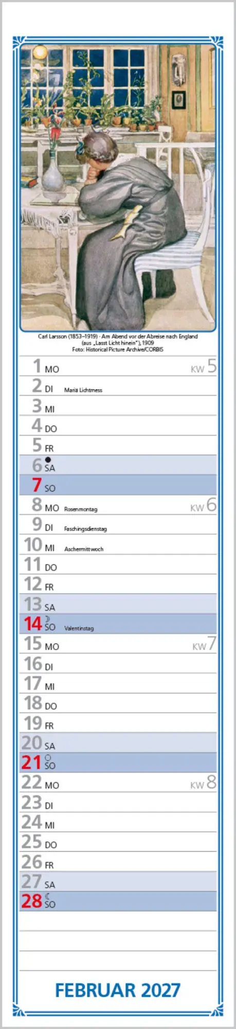 Bild: 9783819301254 | Hildes Küchenplaner 2027 | Langplaner | Verlag Korsch | Kalender