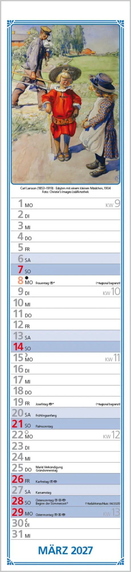 Bild: 9783819301254 | Hildes Küchenplaner 2027 | Langplaner | Verlag Korsch | Kalender