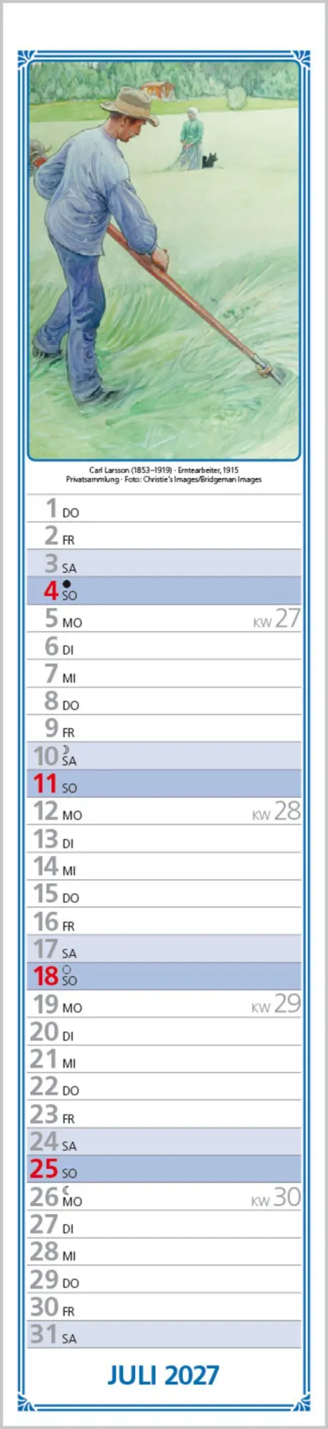 Bild: 9783819301254 | Hildes Küchenplaner 2027 | Langplaner | Verlag Korsch | Kalender