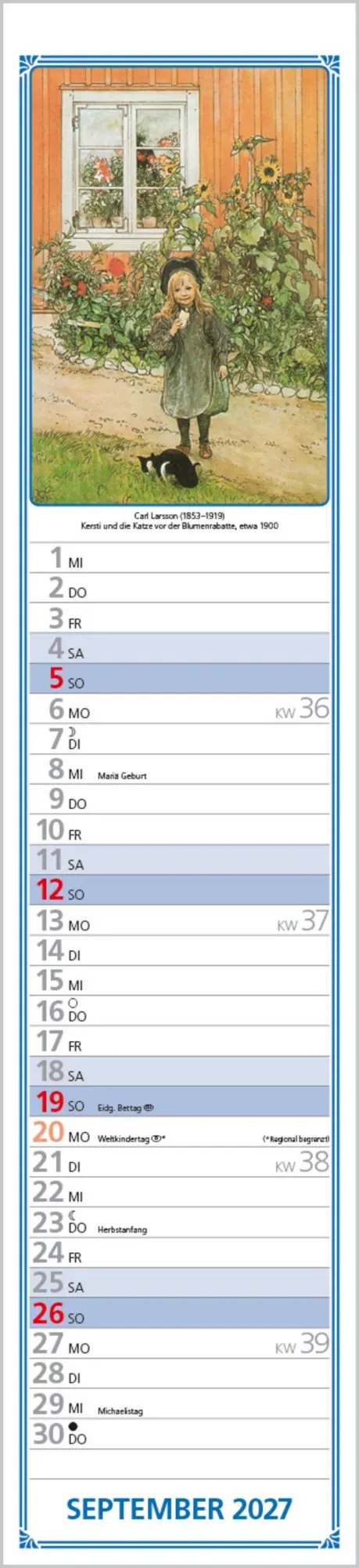 Bild: 9783819301254 | Hildes Küchenplaner 2027 | Langplaner | Verlag Korsch | Kalender