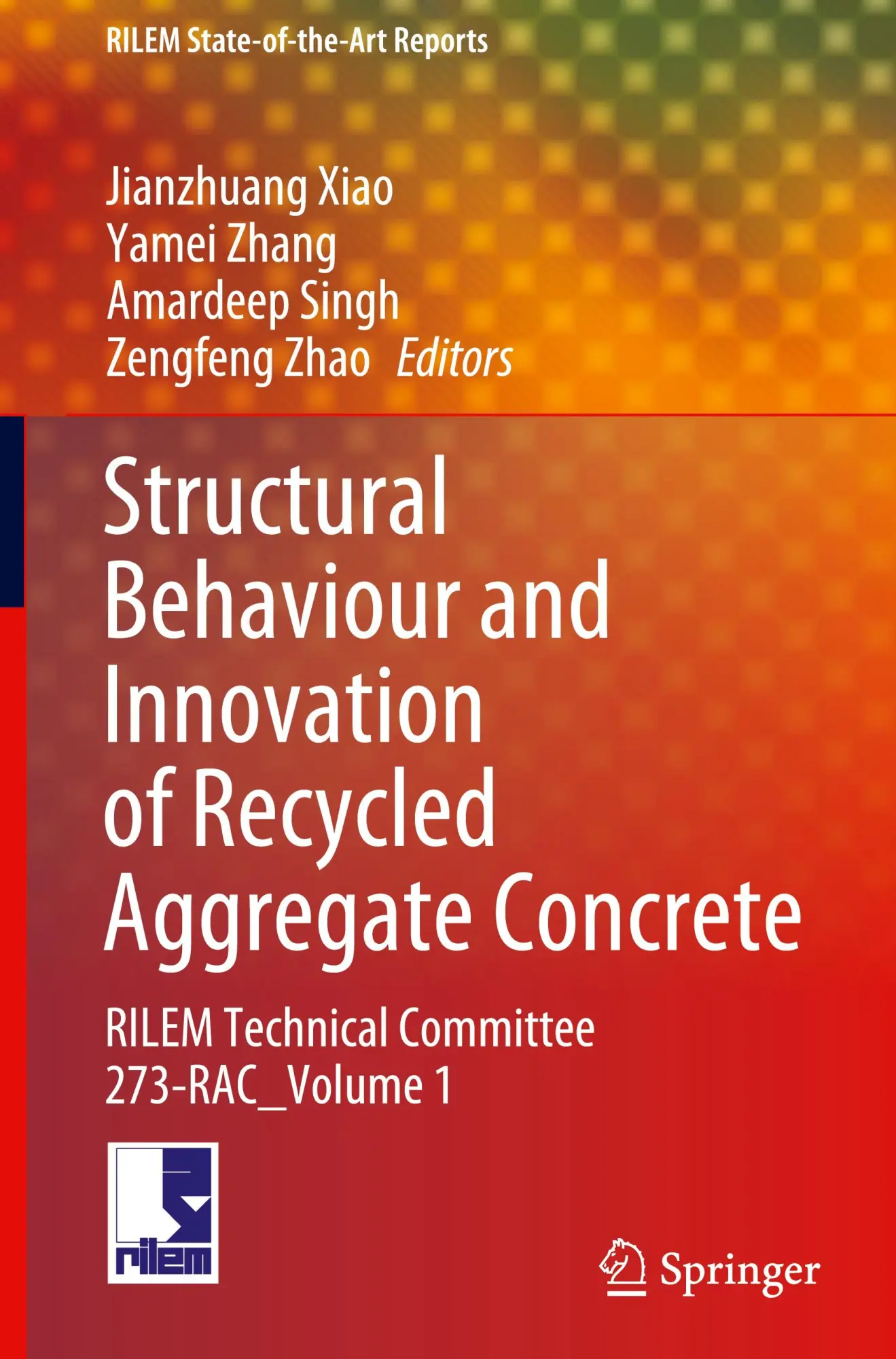 Cover: 9783031841354 | Structural Behaviour and Innovation of Recycled Aggregate Concrete