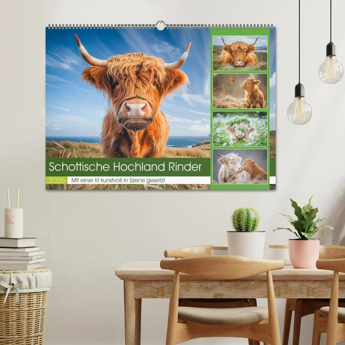 Bild: 9783457401354 | Schottische Hochland Rinder (Wandkalender 2026 DIN A2 quer),...