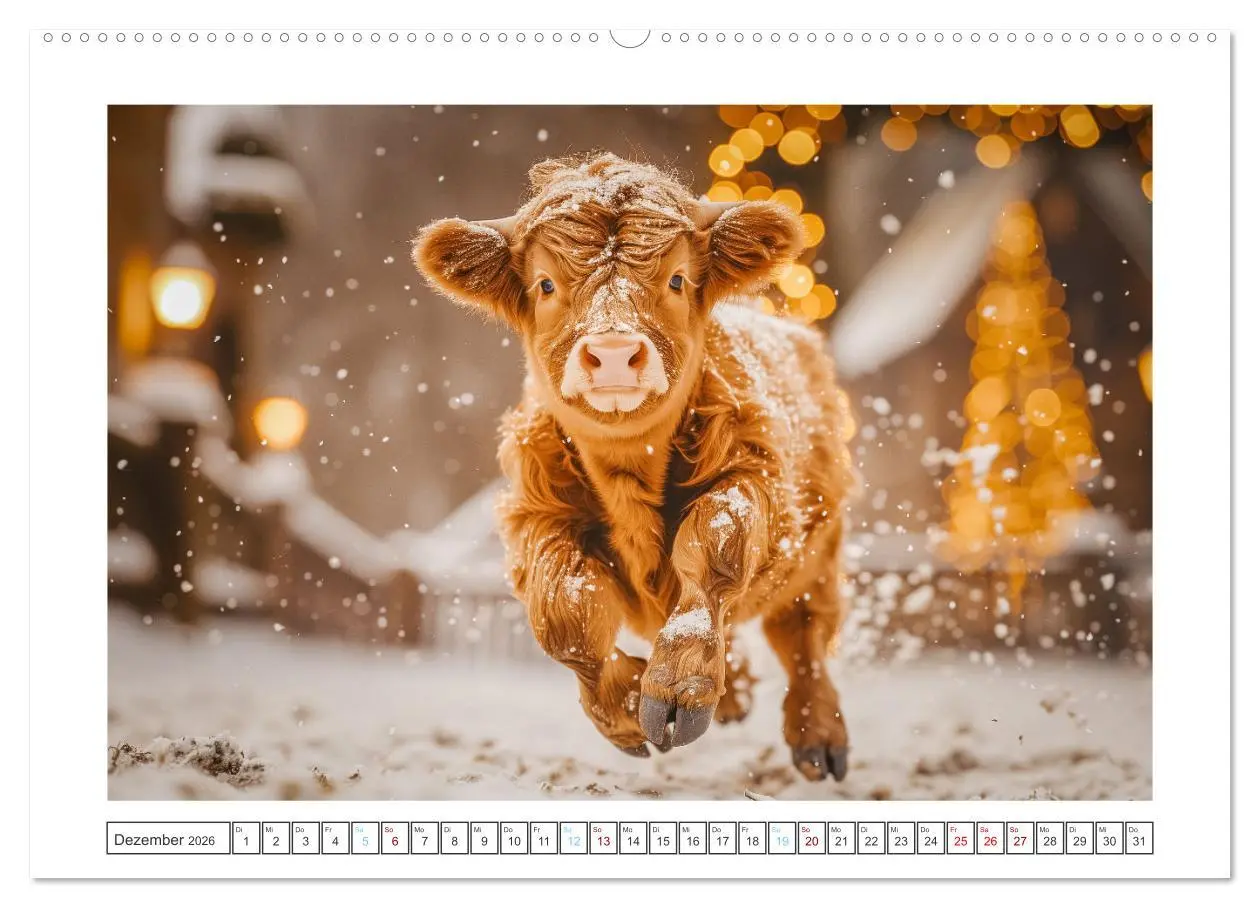 Bild: 9783457401354 | Schottische Hochland Rinder (Wandkalender 2026 DIN A2 quer),...