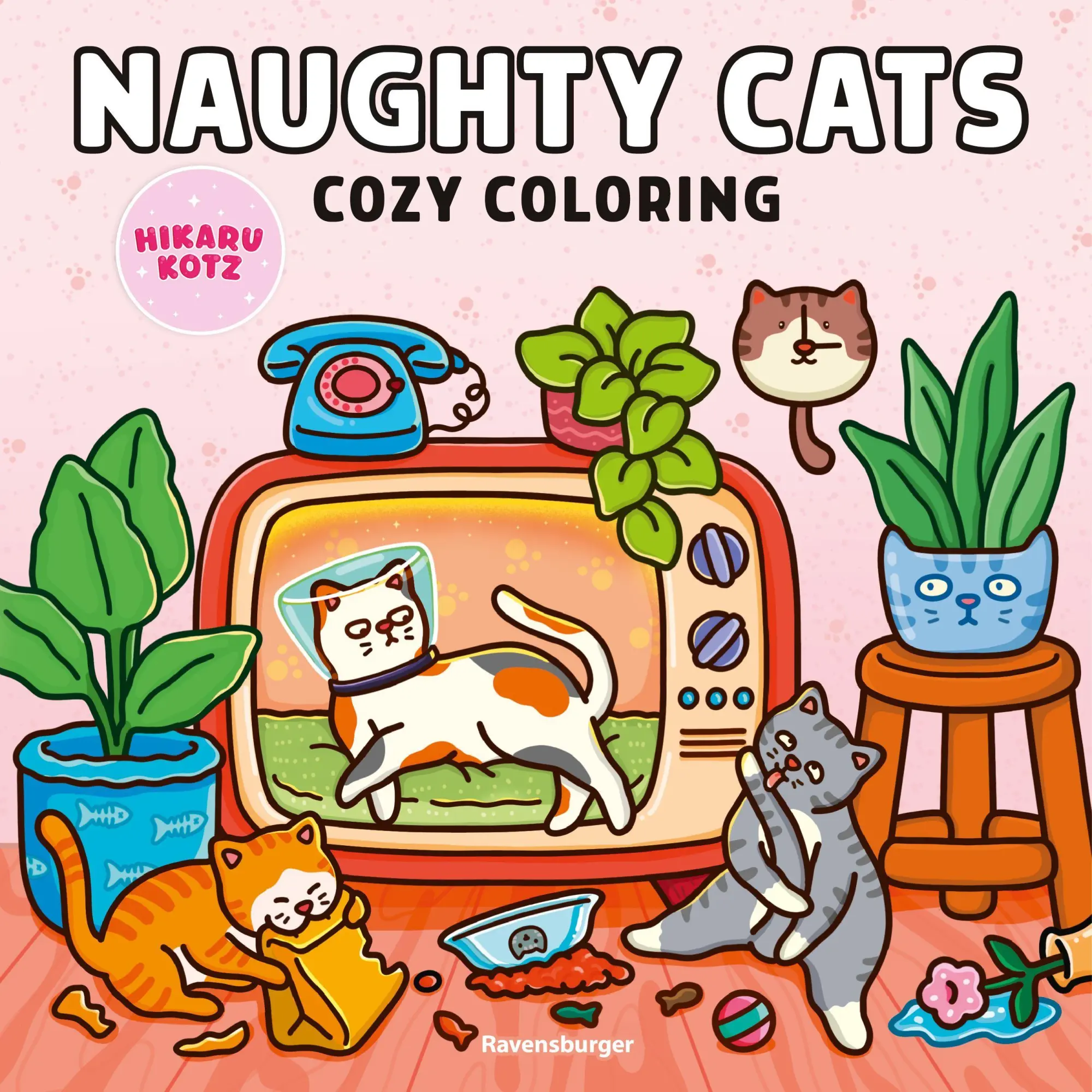 Cover: 9783473481354 | Cozy Coloring - Naughty Cats | Hikaru Kotz | Taschenbuch | 80 S.