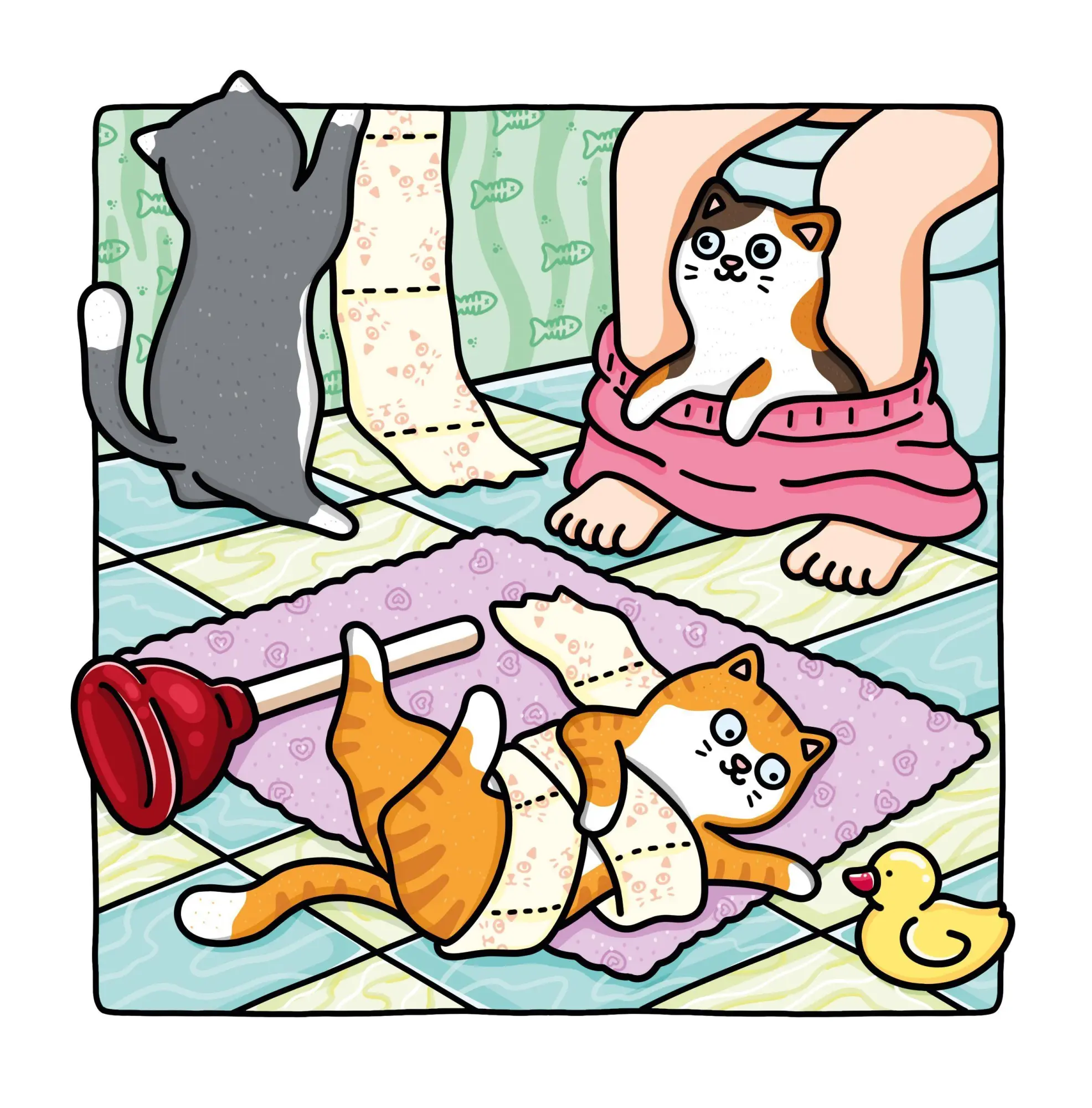 Bild: 9783473481354 | Cozy Coloring - Naughty Cats | Hikaru Kotz | Taschenbuch | 80 S.
