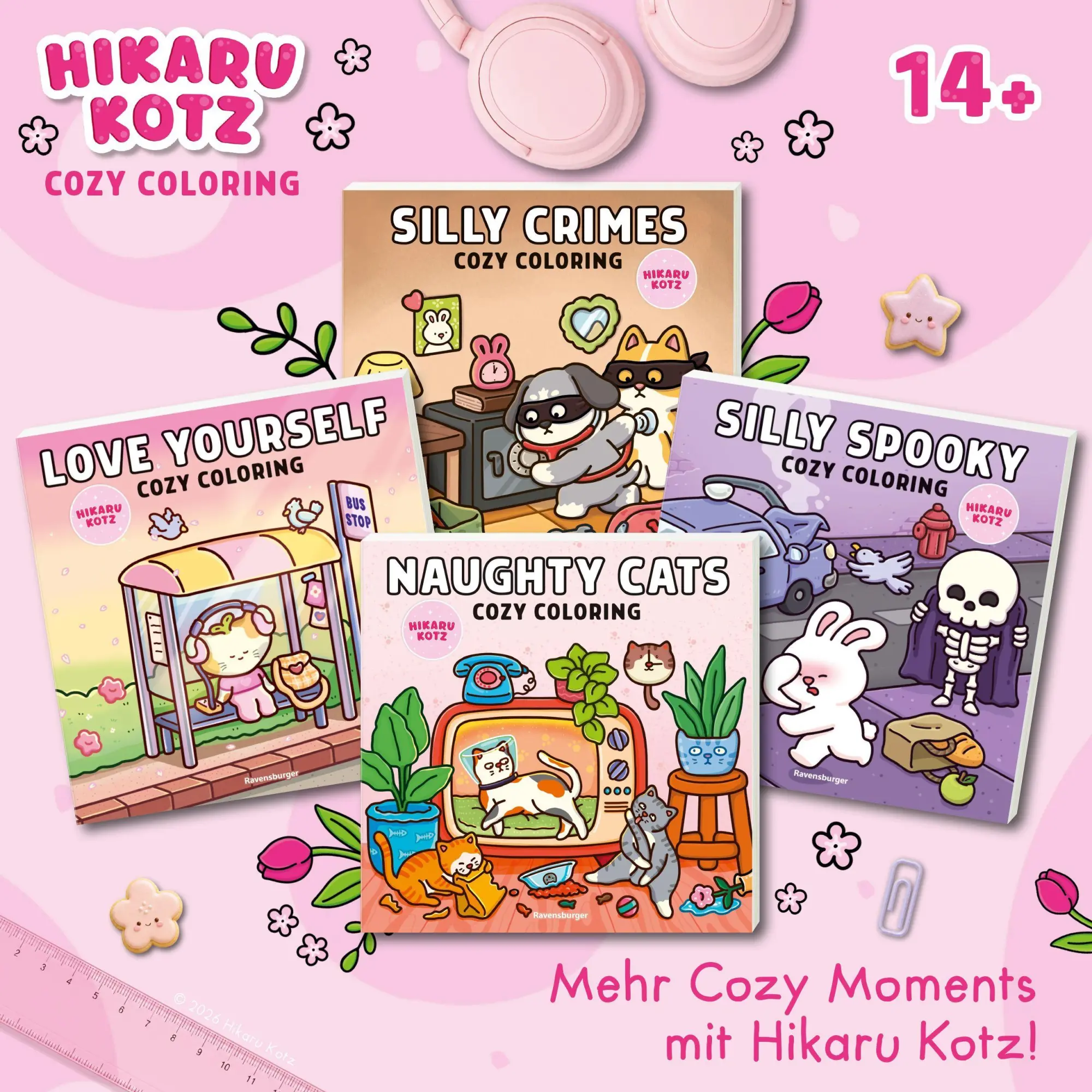 Bild: 9783473481354 | Cozy Coloring - Naughty Cats | Hikaru Kotz | Taschenbuch | 80 S.