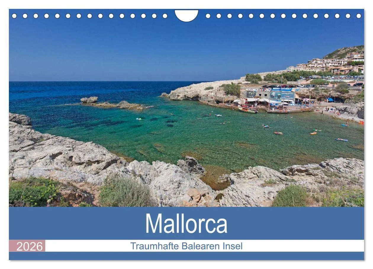 Cover: 9783516041354 | Mallorca - Traumhafte Balearen Insel (Wandkalender 2026 DIN A4...