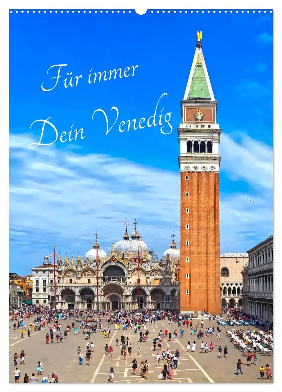 Cover: 9783516351354 | Für immer Dein Venedig (Wandkalender 2026 DIN A2 hoch), CALVENDO...