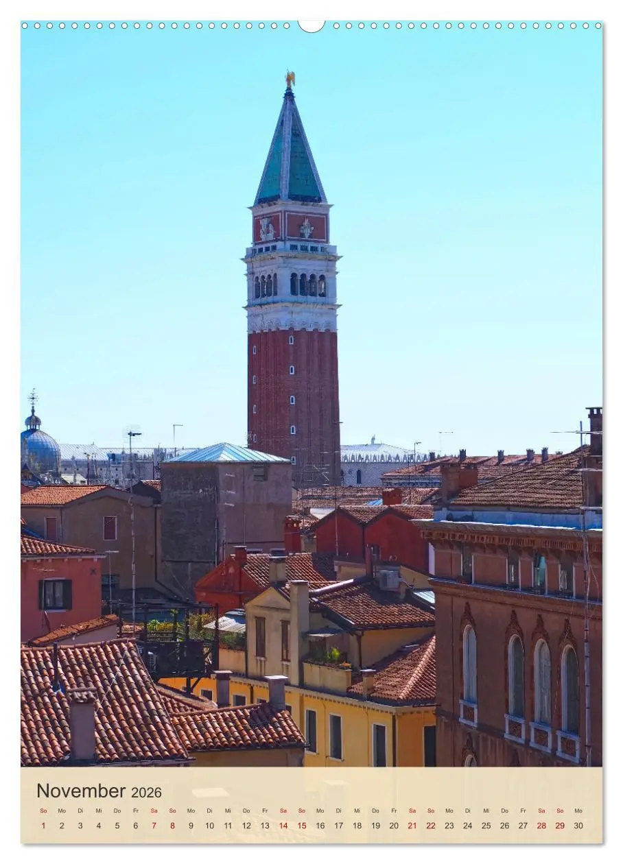 Bild: 9783516351354 | Für immer Dein Venedig (Wandkalender 2026 DIN A2 hoch), CALVENDO...