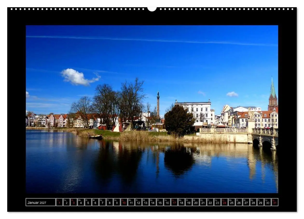 Bild: 9783594021354 | Residenzstadt Schwerin (hochwertiger Premium Wandkalender 2027 DIN...