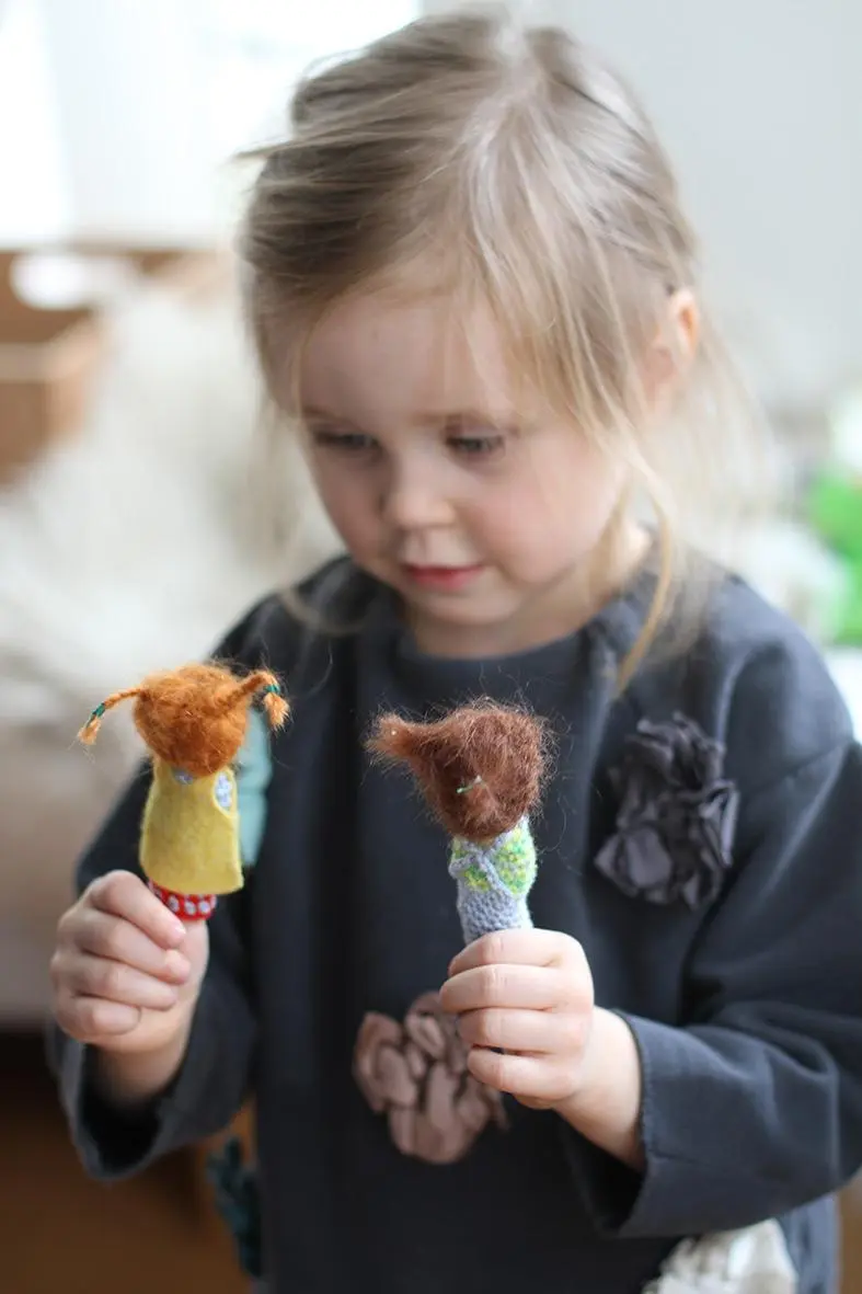 Bild: 9783772531354 | Fingerpüppchen häkeln und nähen | Kleine Lieblinge fürs Kinderzimmer