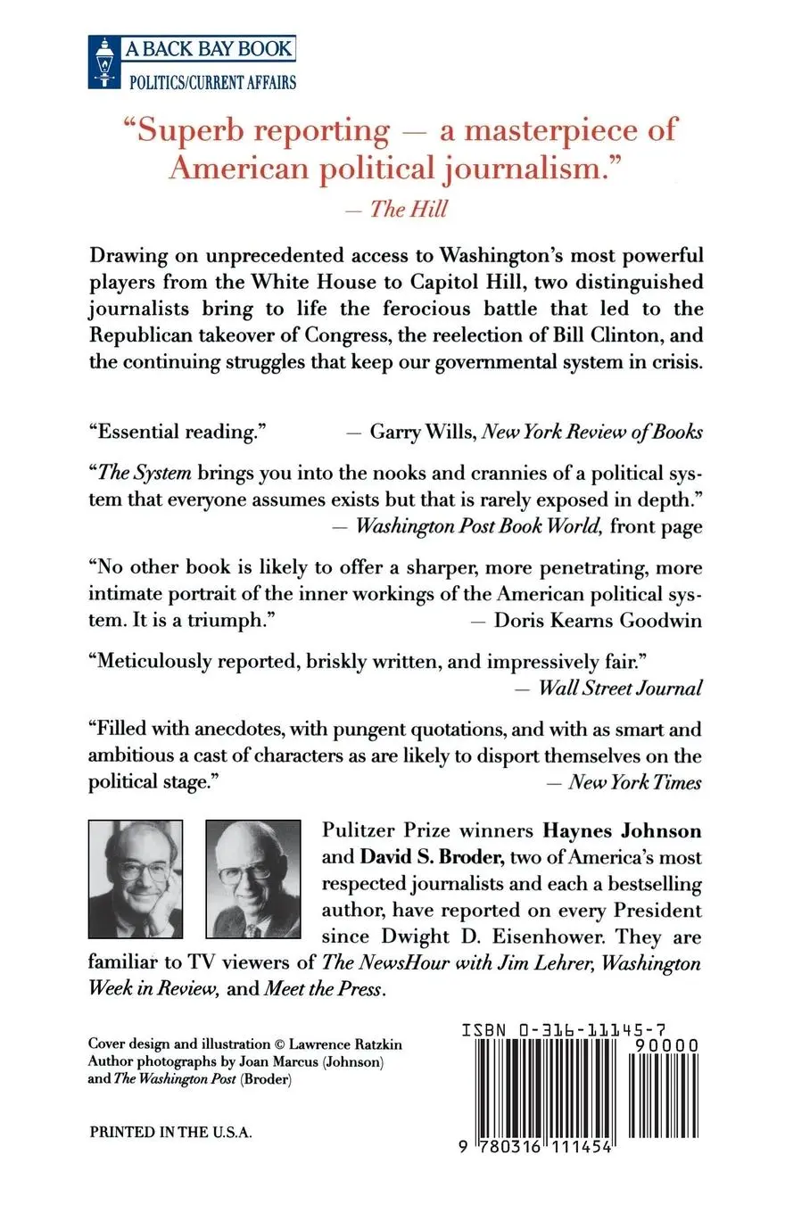 Rückseite: 9780316111454 | The System | The American Way of Politics at the Breaking Point | Buch