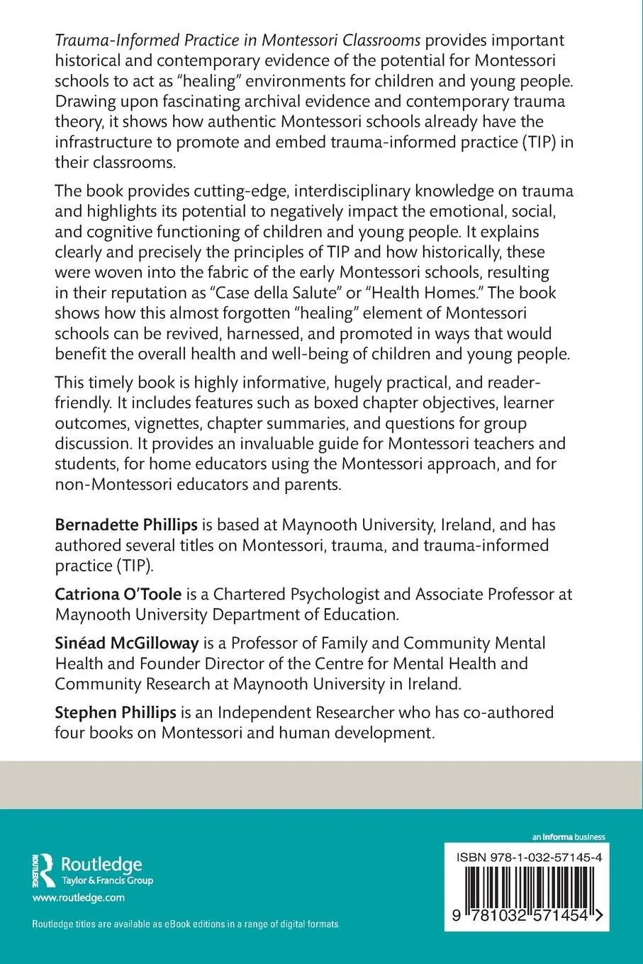 Rückseite: 9781032571454 | Trauma-Informed Practice in Montessori Classrooms | Phillips (u. a.)