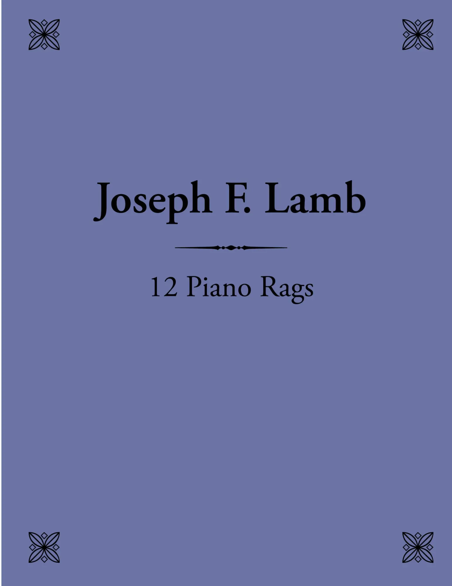 Cover: 9781430311454 | 12 Piano Rags by Joseph F. Lamb | Christopher Frieman (u. a.) | Buch