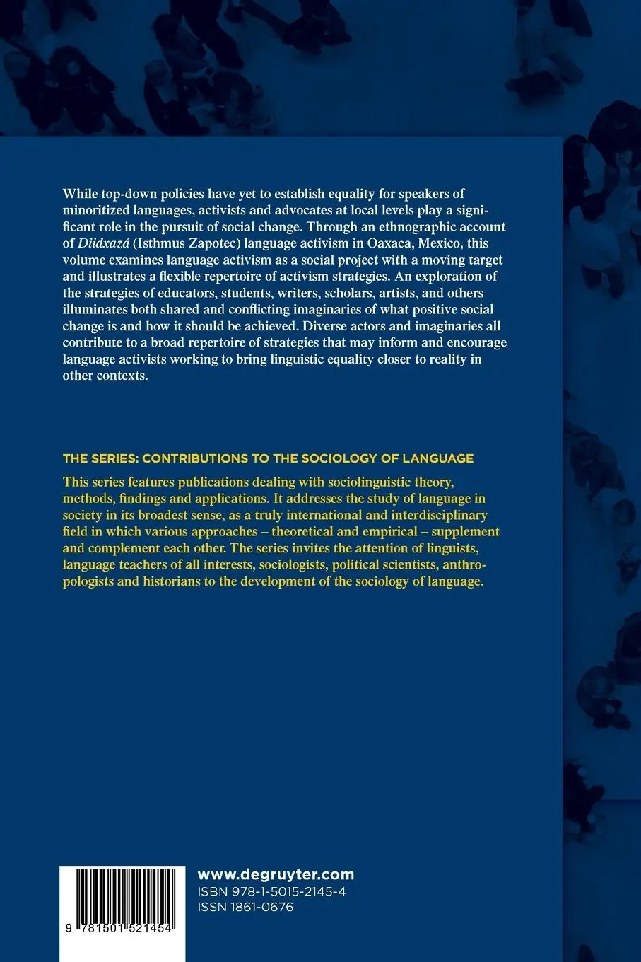 Rückseite: 9781501521454 | Language Activism | Haley de Korne | Taschenbuch | XVI | Englisch