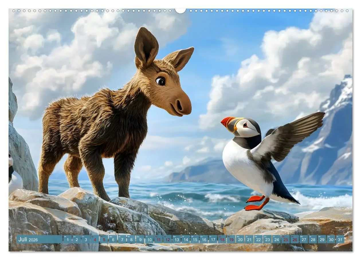 Bild: 9783457251454 | Emil und die Wunder der Natur (hochwertiger Premium Wandkalender...