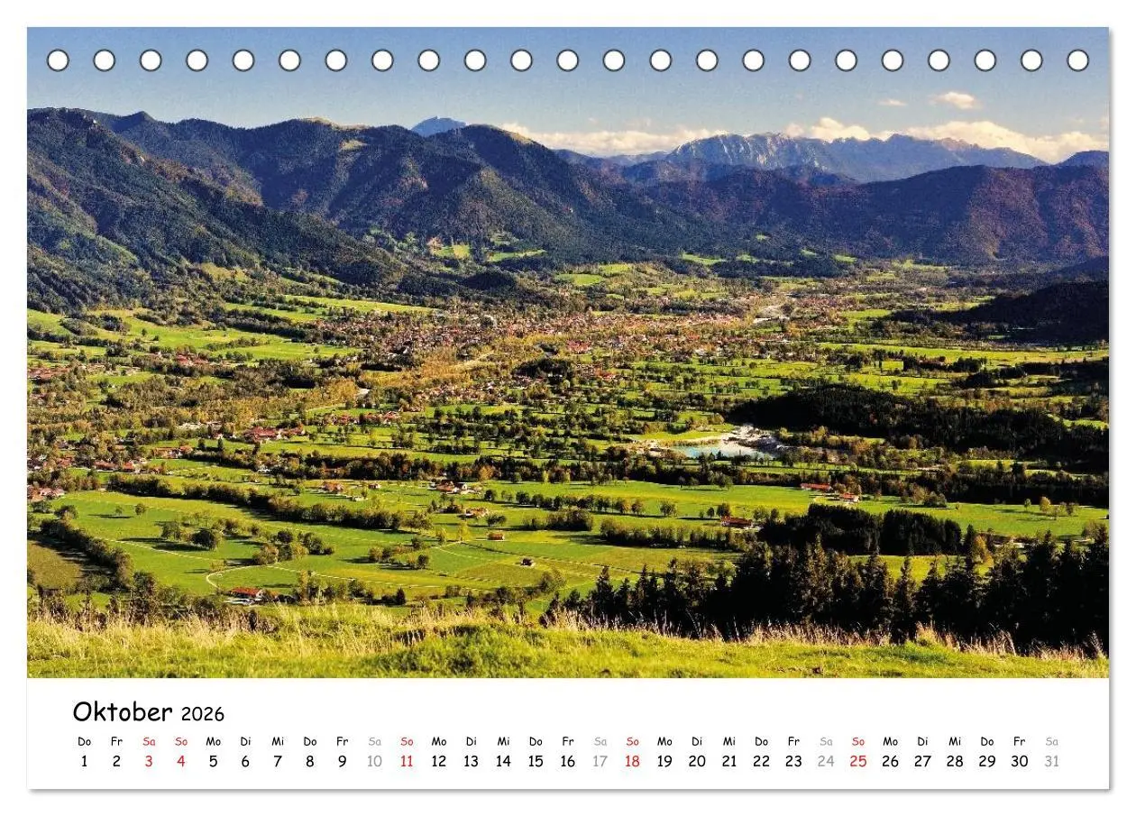 Bild: 9783516031454 | Wunderschönes Isartal 2026 (Tischkalender 2026 DIN A5 quer),...