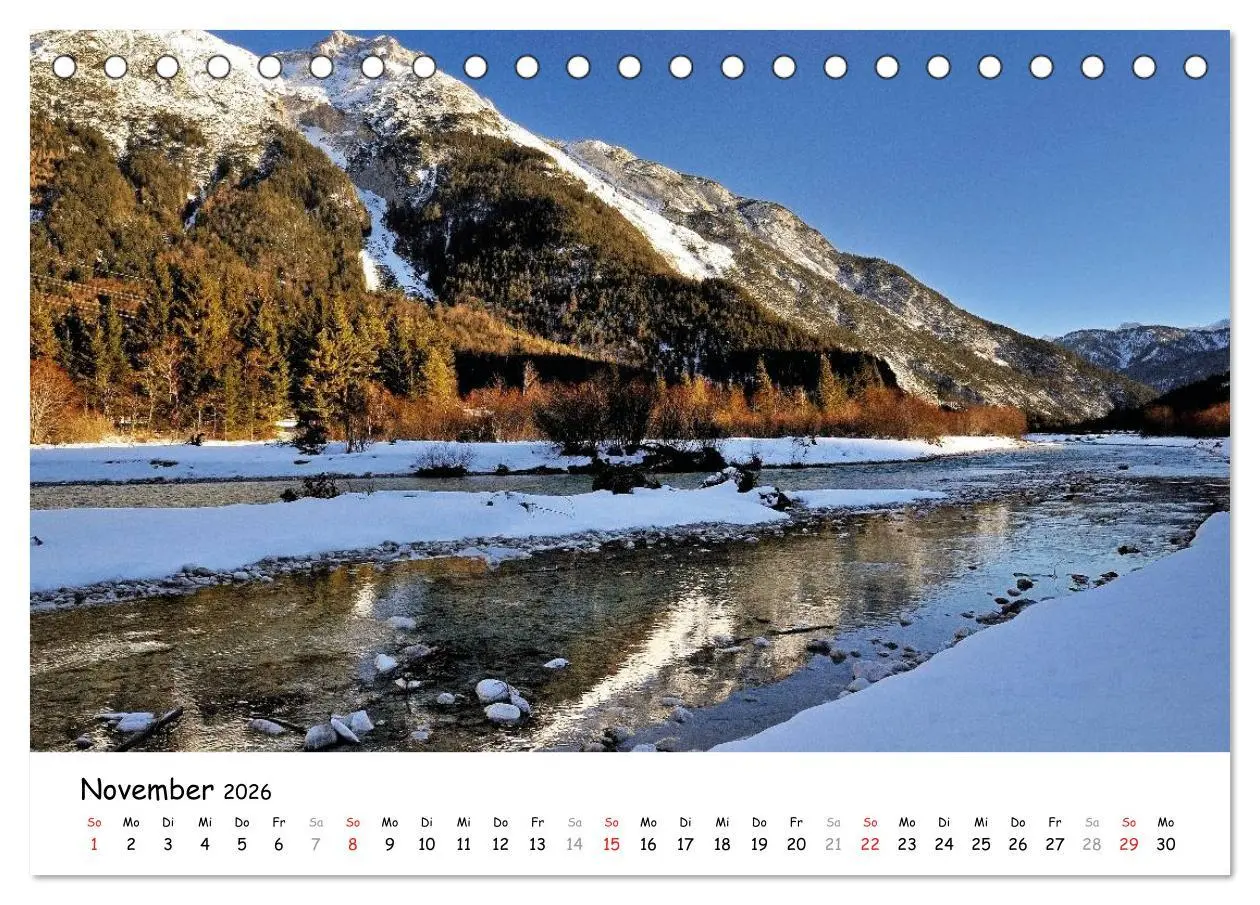 Bild: 9783516031454 | Wunderschönes Isartal 2026 (Tischkalender 2026 DIN A5 quer),...