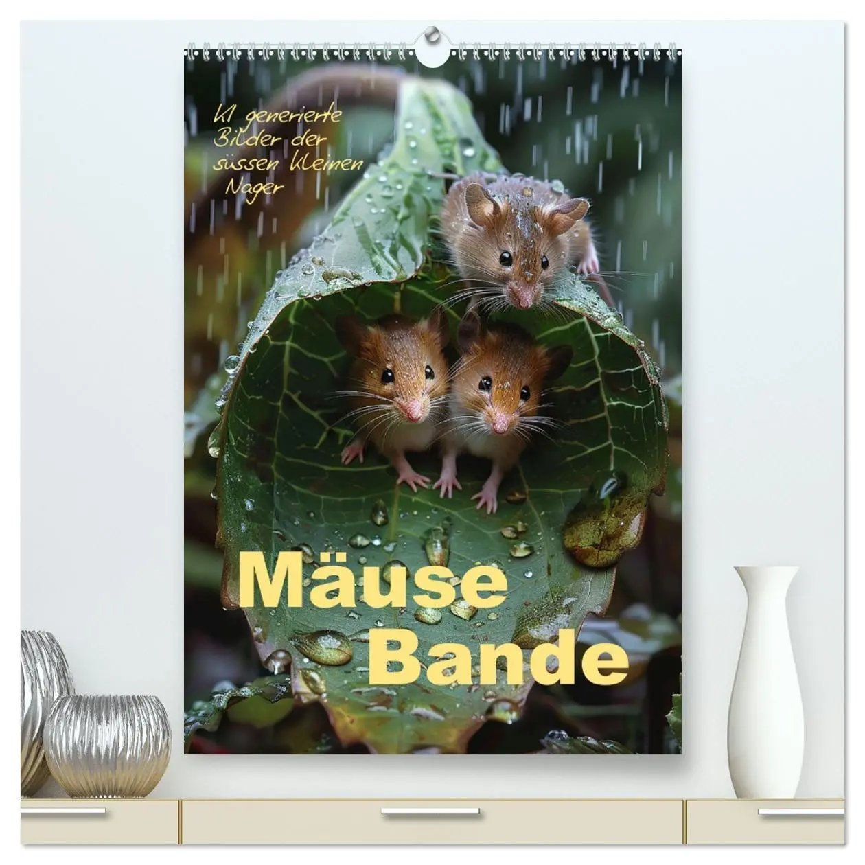 Cover: 9783516271454 | Mäusebande (hochwertiger Premium Wandkalender 2026 DIN A2 hoch),...