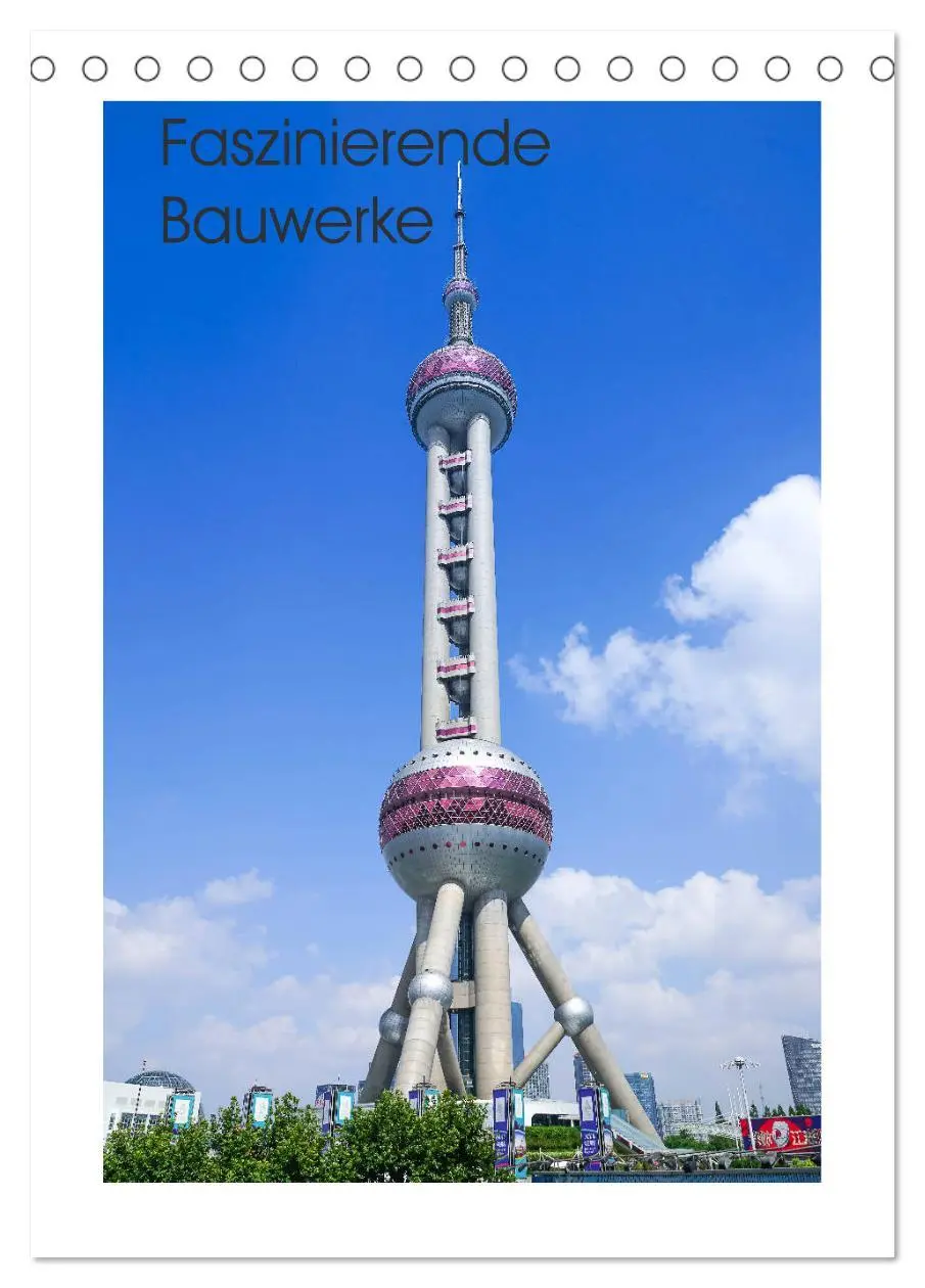 Cover: 9783516411454 | Faszinierende Bauwerke (Tischkalender 2026 DIN A5 hoch), CALVENDO...