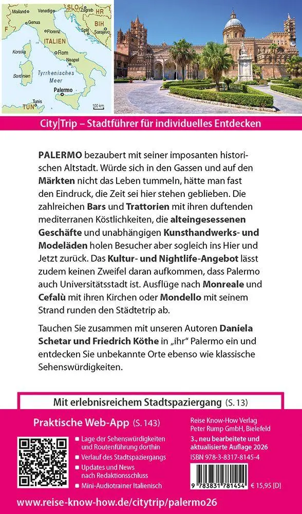 Bild: 9783831781454 | Reise Know-How CityTrip Palermo | Daniela Schetar (u. a.) | Buch
