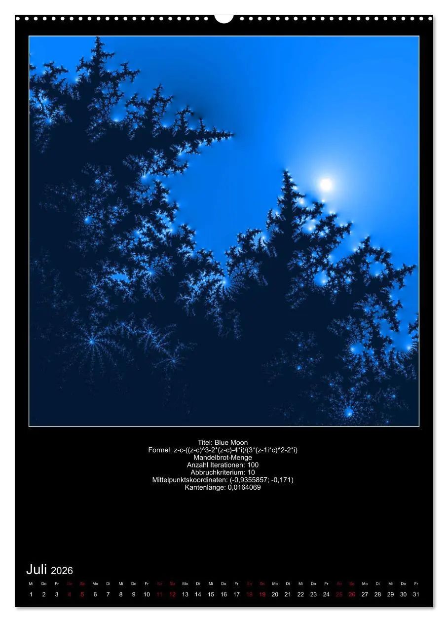 Bild: 9783516401554 | Fraktale zum Selbstnachrechnen (hochwertiger Premium Wandkalender...